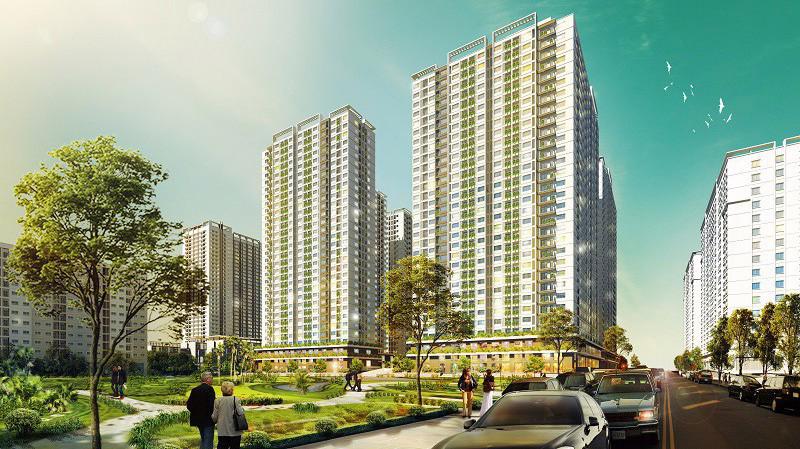 Tòa nhà NO4 & NO5 — Khu nhà ở Ecohome 3