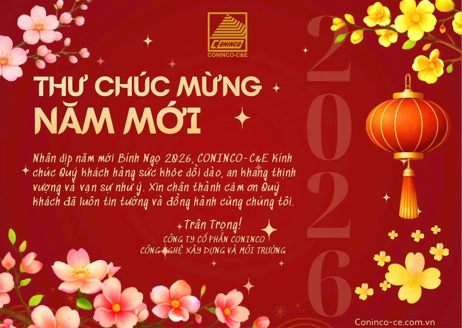 Thông báo: Lịch nghỉ Tết Nguyên đán Bính Ngọ 2026